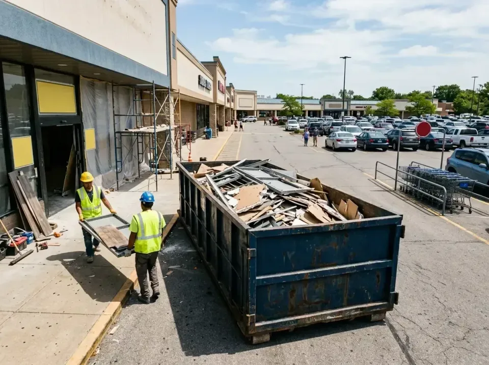 retail-store-renovation-debris-003 — frequently asked questions, Roll-off Dumpster Rentals in Thompson's Station, TN
